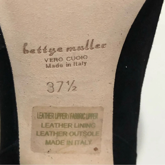 NIB Bettye Muller Gidget Black Suede Stretch Bootie Size 7.5 - Picture 10 of 13